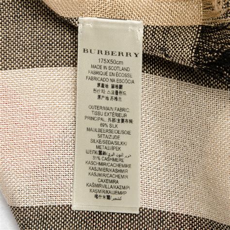 burberry made in england tag|authentic burberry scarf tag.